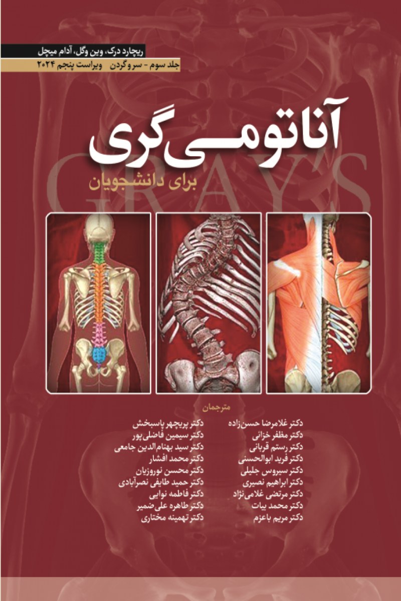 آناتومی گری برای دانشجویان جلد سوم سر و گردن ترجمه حسن زاده