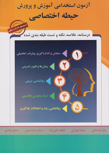 آزمون استخدامی آموزش و پرورش حیطه اختصاصی زهرا ولدخانی 