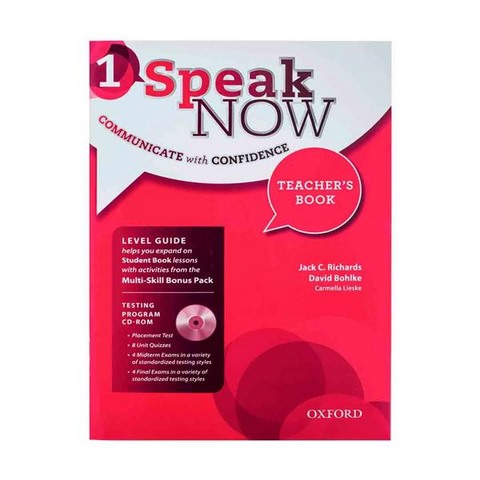 speak now1 teachers book
