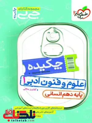 چکیده علوم و فنون ادبی دهم انسانی جیبی خیلی سبز 